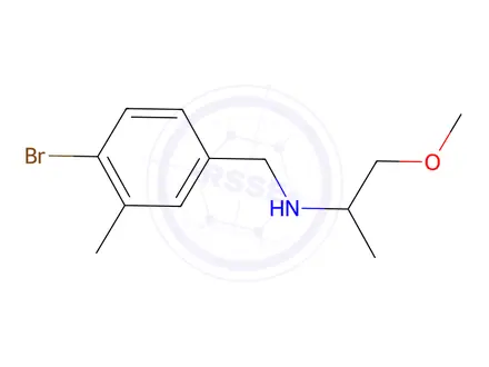Chemical structure of n-(4-Bromo-3-methylbenzyl)-1-methoxypropan-2-amine
