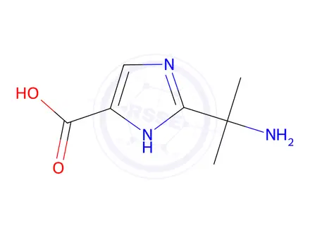Chemical structure of 2-(2-Aminopropan-2-yl)-1H-imidazole-4-carboxylic acid
