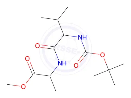 Chemical structure of BOC-Val-Ala-OMe