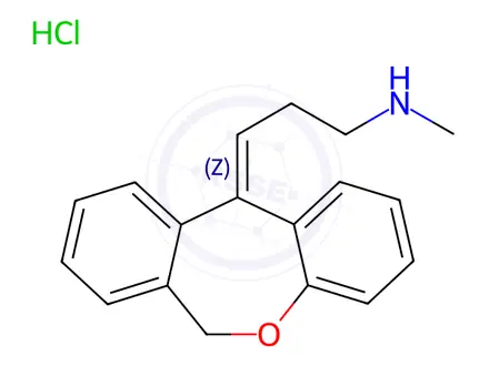 Chemical structure of Doxepin Impurity 6 Hydrochloride