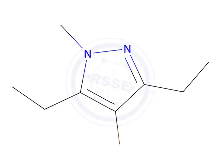 Chemical structure of 4-Bromo-3,5-diethyl-1-methyl-1H-pyrazole