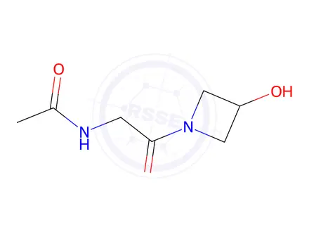 Chemical structure of n-[2-(3-hydroxyazetidin-1-yl)-2-oxoethyl]acetamide