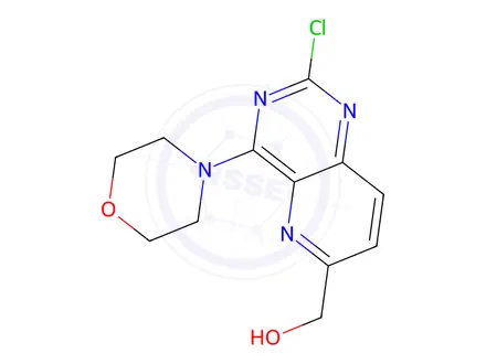 Chemical structure of (2-Chloro-4-morpholinopyrido[3,2-d]pyrimidin-6-yl)methanol