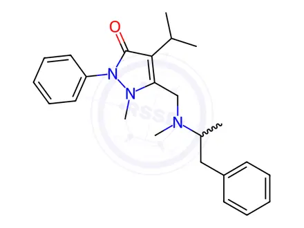 Chemical structure of Famprofazone