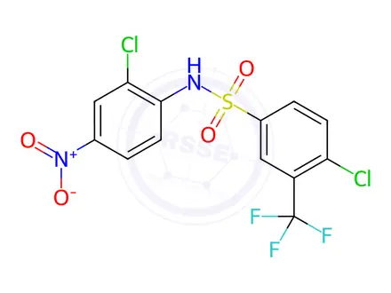 Chemical structure of Flusulfamide