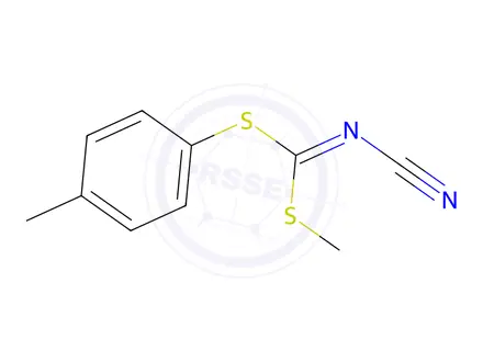 Chemical structure of Methyl(4-methylphenyl)cyanocarbonimidodithioate