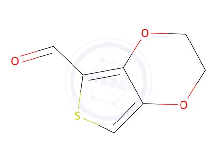 Chemical structure of 2,3-DIHYDROTHIENO[3,4-B][1,4]DIOXINE-5-CARBALDEHYDE