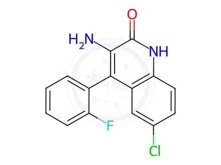 Chemical structure of Midazolam Impurity 80