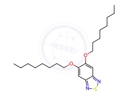 Chemical structure of 5,6-Bis(n-octyloxy)-2,1,3-benzothiadiazole