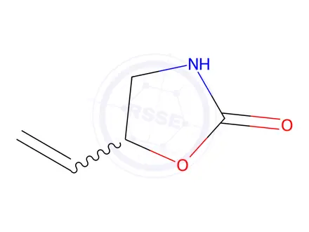 Chemical structure of 5-ethenyl-1,3-oxazolidin-2-one