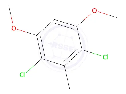 Chemical structure of 2,4-Dichloro-1,5-dimethoxy-3-methylbenzene