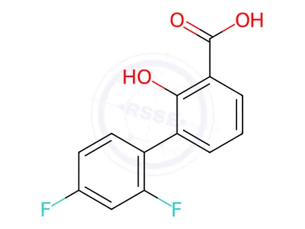 Chemical structure of Diflunisal Impurity 18