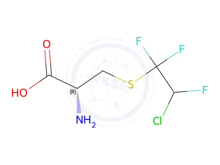 Chemical structure of S-(2-Chloro-1,1,2-Trifluoroethyl)Cysteine