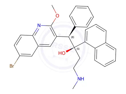 Chemical structure of N-Monodesmethyl Bedaquiline