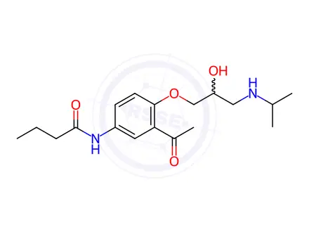 Chemical structure of Acebutolol