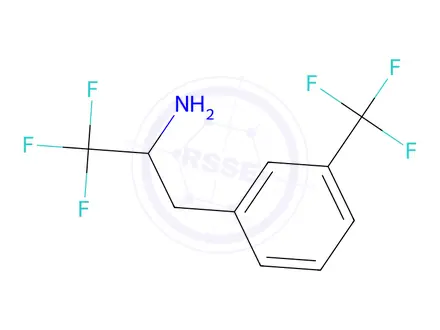 Chemical structure of 1,1,1-Trifluoro-3-(3-(trifluoromethyl)phenyl)propan-2-amine
