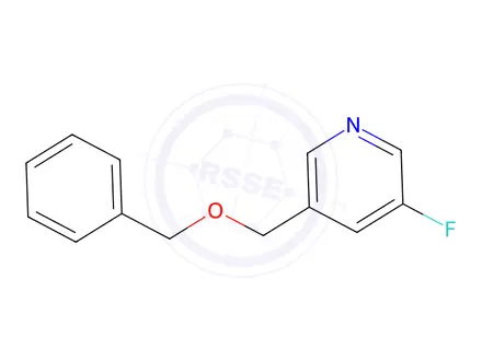 Chemical structure of 3-((Benzyloxy)methyl)-5-fluoropyridine