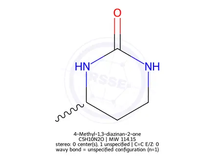 Chemical structure of 4-Methyl-1,3-diazinan-2-one