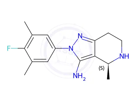 Chemical structure of Orforglipron Impurity 293