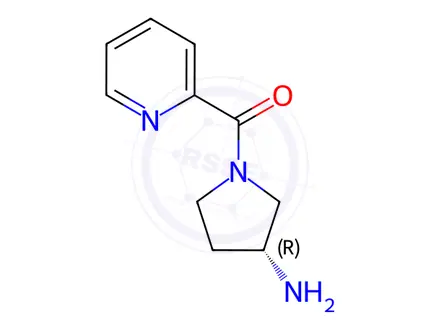 Chemical structure of (R)-(3-Aminopyrrolidin-1-yl)(pyridin-2-yl)methanone dihydrochloride