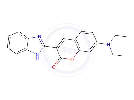 Chemical structure of Coumarin 7 Solution in Acetonitrile