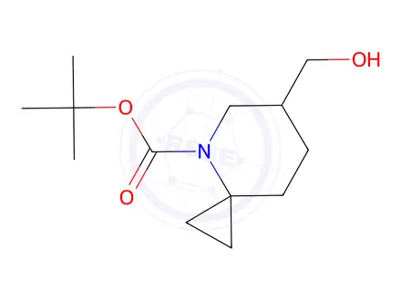 Chemical structure of Tert-butyl 6-(hydroxymethyl)-4-azaspiro[2.5]Octane-4-carboxylate