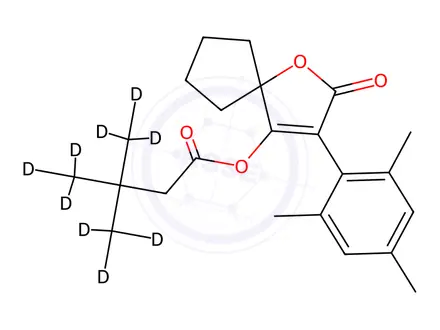 Chemical structure of Spiromesifen-d9