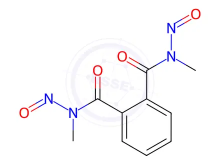 Chemical structure of NNDINITROSONNDIMETHYLPHTHALAMIDE
