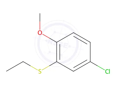 Chemical structure of (5-Chloro-2-methoxyphenyl)(ethyl)sulfane