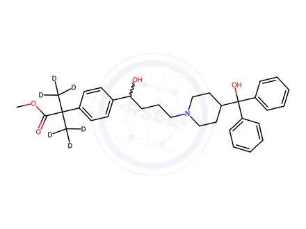 Chemical structure of Fexofenadine-d6 Methyl Ester