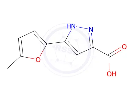 Chemical structure of 5-(5-methyl-furan-2-yl)-2 h-pyrazole-3-carboxylic acid