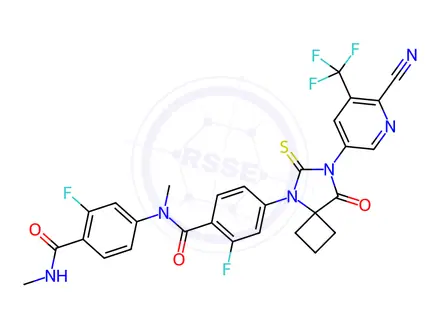 Chemical structure of Apalutamide Impurity 198