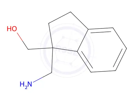 Chemical structure of [1-(aminomethyl)-2,3-dihydro-1h-inden-1-yl]methanol
