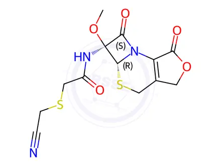 Chemical structure of Cefmetazole inner ester