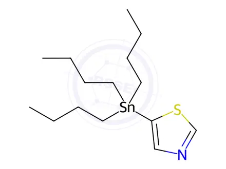 Chemical structure of 5-Tributylstannylthiazole