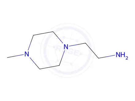 Chemical structure of 2-(4-Methyl-piperazin-1-yl)-ethylamine