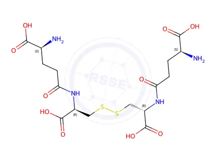 Chemical structure of bis-gamma-glutamylcystine