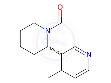 Chemical structure of 2-(4-Methylpyridin-3-yl)piperidine-1-carbaldehyde