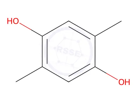 Chemical structure of 2,5-Dimethylbenzene-1,4-diol