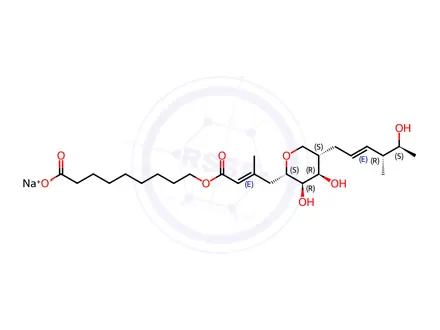 Chemical structure of Mupirocin EP Impurity B Sodium salt