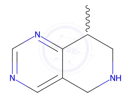 Chemical structure of 8-methyl-5H,6H,7H,8H-pyrido[4,3-d]pyrimidine dihydrochloride