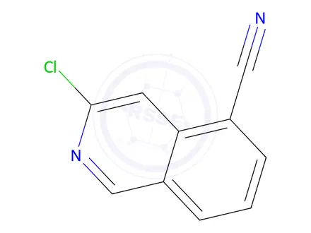 Chemical structure of 3-Chloroisoquinoline-5-carbonitrile