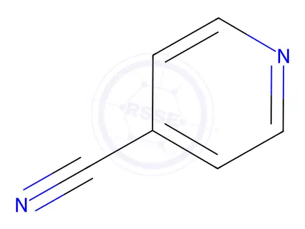 Chemical structure of 4-Cyanopyridine