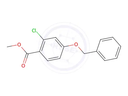 Chemical structure of Methyl 4-benzyloxy-2-chlorobenzoate