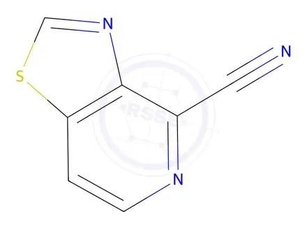 Chemical structure of Thiazolo[4,5-c]pyridine-4-carbonitrile
