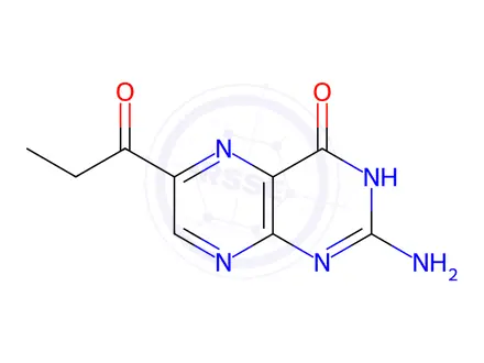Chemical structure of 6-Propionylpterin