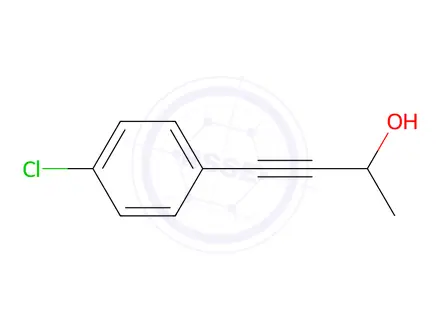 Chemical structure of 4-(4-Chlorophenyl)but-3-yn-2-ol