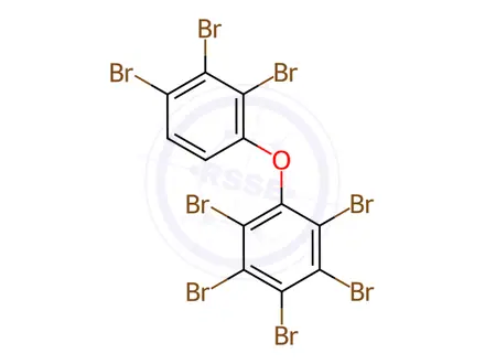 Chemical structure of 2,2',3,3',4,4',5,6-Octabromodiphenyl ether