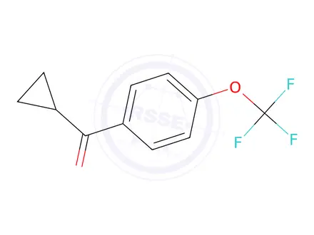 Chemical structure of Cyclopropyl(4-(trifluoromethoxy)phenyl)methanone