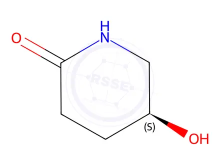 Chemical structure of (5S)-5-Hydroxy-2-piperidinone